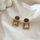 Gemstone Drop Earring 925 Sterling Silver - As Shown In Figure - One Size