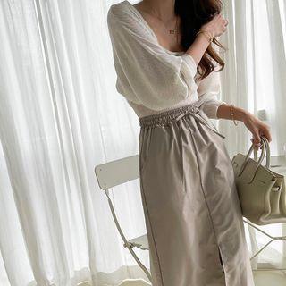 Knit Set: Bolero + Camisole Top