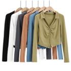 Long-sleeve Collard T-shirt