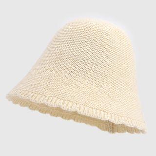 Scallop-hem Bucket Hat