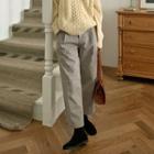 Adjustable-hem Baggy-fit Pants