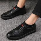 Knit-trim Sneakers