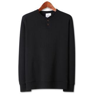Button-front Pullover