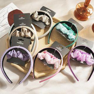 Set: Plain Headband + Scrunchie