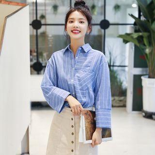 Stripe Paneled Shirt