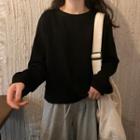 Plain Sweatshirt / Short-sleeve T-shirt