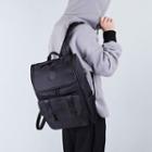 Zip Nylon Backpack Black - One Size