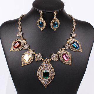 Jeweled Necklace Set