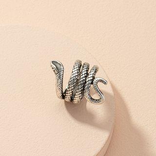 Snake Alloy Ring Ring - Silver - No.7