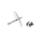 Fashion And Exquisite Airplane Brooch Silver - One Size