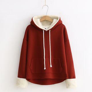 Fleece Panel Hoodie