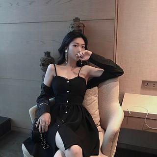 Crop Top / Strappy A-line Dress