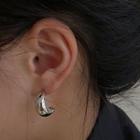 Alloy Drop Earring 1 Pair - 925 Silver Stud - Silver - One Size