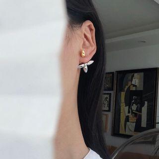 Cross Alloy Through & Through Earring