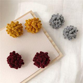 Fleece Ball Earring