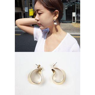 Metal Drop Earrings