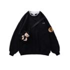 Bear Mock Two Piece Sweatshirt