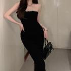 Strapless Rhinestone Sheath Dress (various Designs)