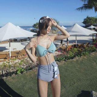 Ruffled High-waist Bikini
