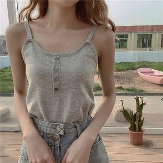 Henley Knit Camisole Top