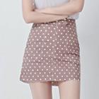 A-line Dotted Skirt