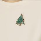 Swarovski Element Crystal Christmas Tree Brooch