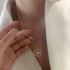 Star Pendant Sterling Silver Necklace Silver & Gold - One Size