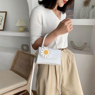 Mini Flower Charm Crossbody Bag