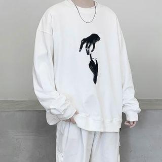 Finger Print Sweatshirt