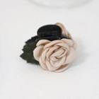 Rose Fabric Hair Clamp Champagne - One Size