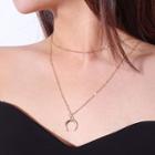 Moon Double-chain Necklace