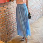 Accordion Maxi Skirt