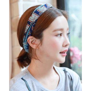 Paisley Knot Fabric Hair Band