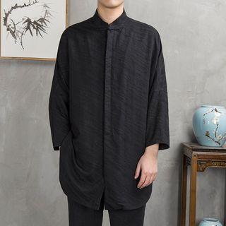 Frog-button Long Shirt