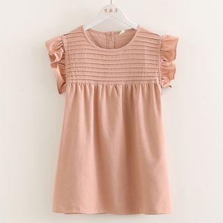 Ruffle-trim Sleeveless Top