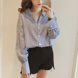 Hoop Back Striped Shirt
