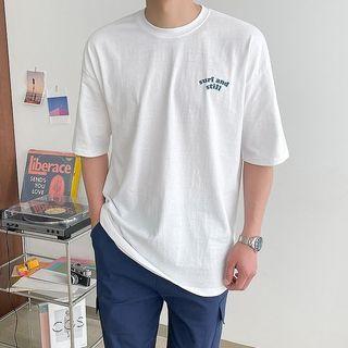Surf And Still Letter T-shirt