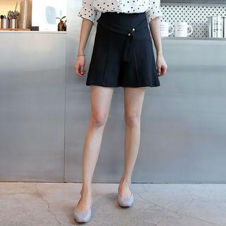 Strap-waist Skort