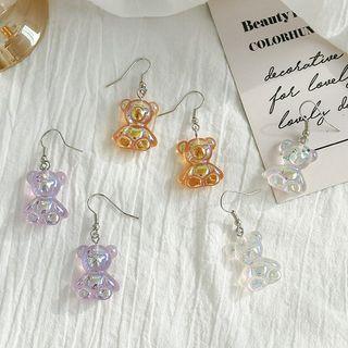 Bear Acrylic Dangle Earring