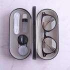 Layered Eyeglasses Case With Contact Lens Case