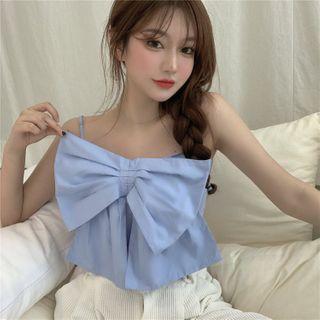 Ribbon Cropped Camisole Top