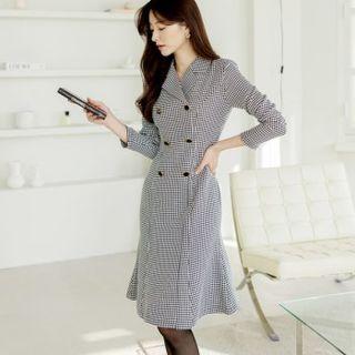 Houndstooth Mermaid Dress