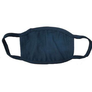 Boho - Black Fabric Mask Black