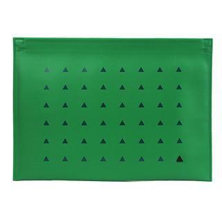 Faux-leather Pouch Green - One Size