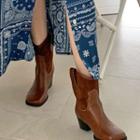 Chunky-heel Cowboy Boots