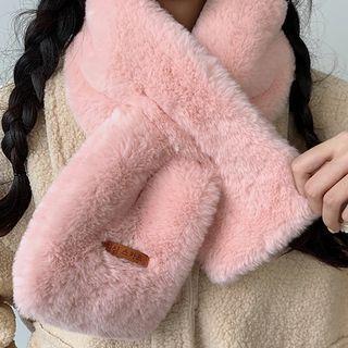 Applique Chenille Scarf