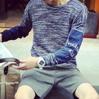 Panel Sleeve Sweater