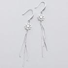 925 Sterling Silver Fringe Earring 1 Pair - Silver - One Size