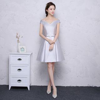 Plain A-line Bridesmaid Dress