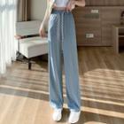 High Waist Checkerboard Wide Leg Pants (various Designs)
